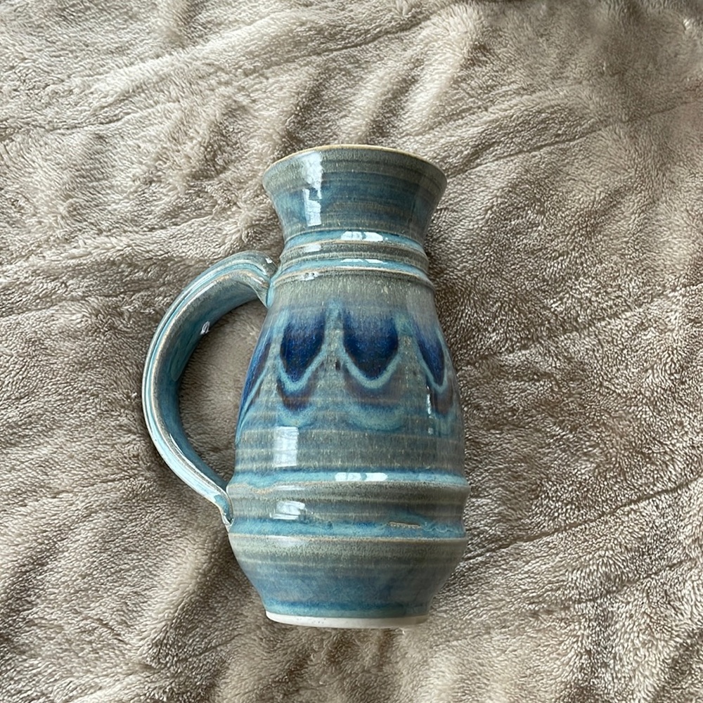 Small ceramic pitcher.